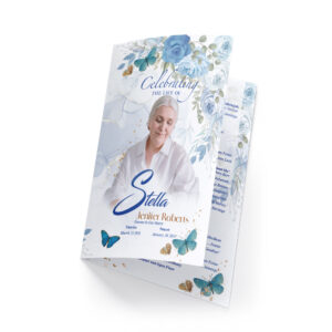 Tailored 4 Page Bifold Memorial Program